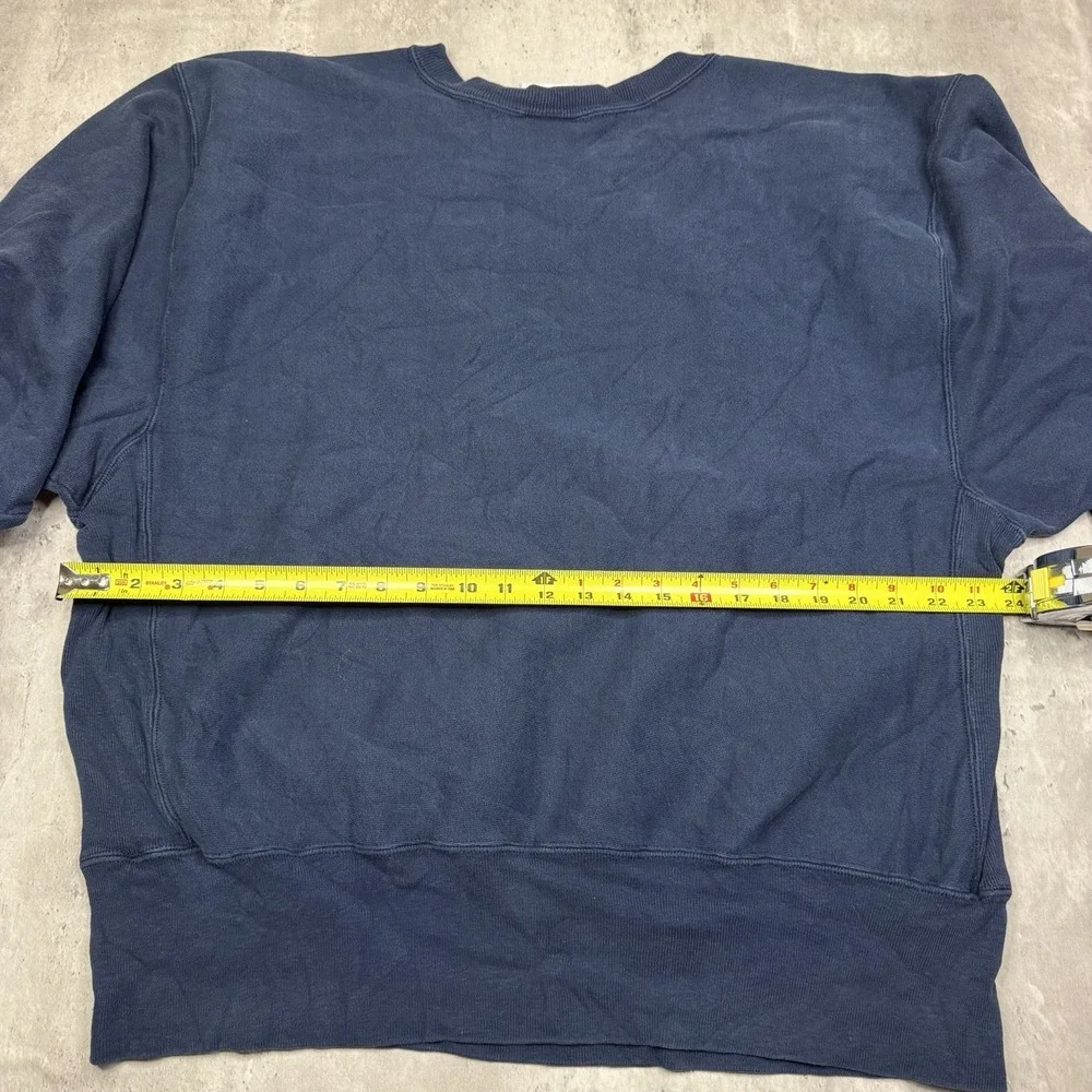 Vintage Michigan Wolverines Sweatshirt Mens XL Blue Champion Reverse Weave Crew